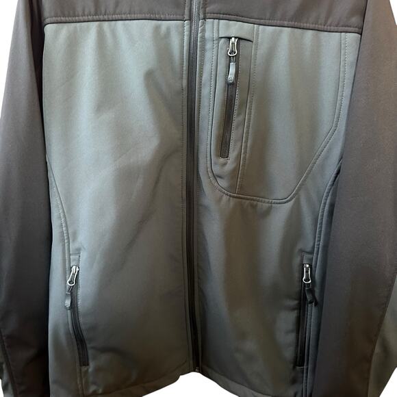 Free Country Jacket Coat Softshell Full Zip Men's Size M Medium Black Activewear - Picture 4 of 10